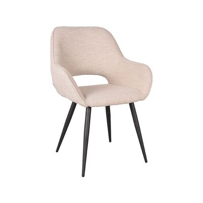 Furnlive Dining Chair Fer - Natural - Boucle