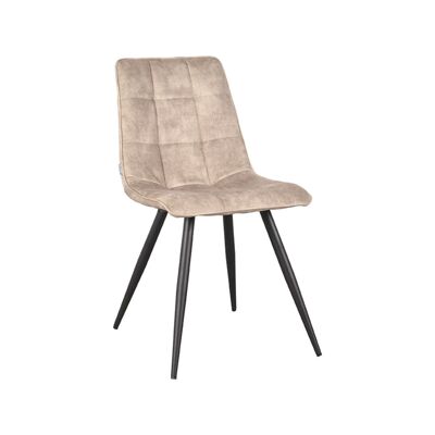 Furnlive Dining chair Jelt - Sand - Velvet