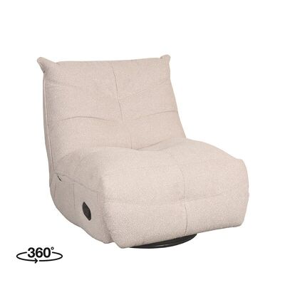 Furnlive Armchair Take It Easy - Natural - Boucle