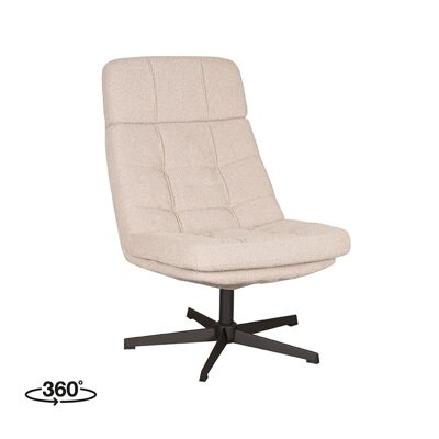 Furnlive Armchair Alvar - Natural - Boucle