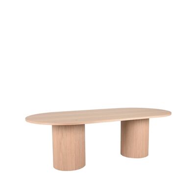 Furnlive Tavolo da pranzo Oliva - Naturale - Rovere - 240 cm