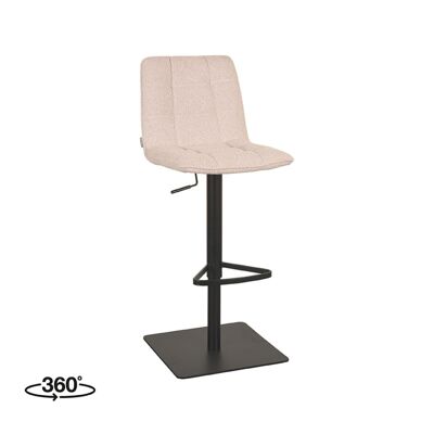 Tabouret de bar Furnlive Juul - Naturel - Boucle