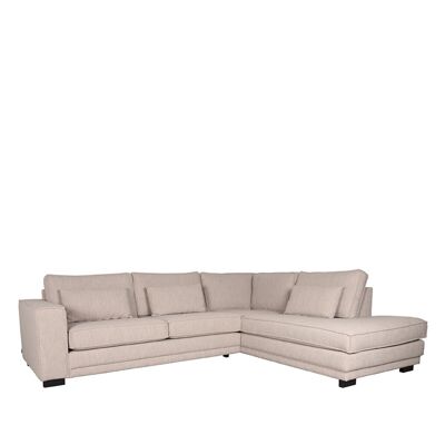 Banque Furnlive Novano - Naturel - Tissu - Droite