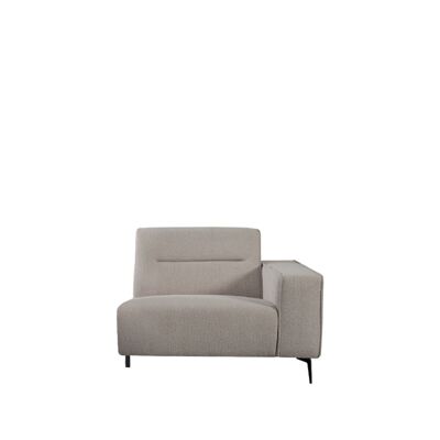 Banquette Furnlive Nero - Naturel - Tissu - Accoudoir droit 1,5 place VS