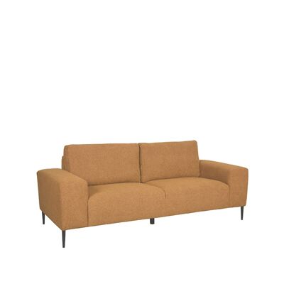 Canapé Furnlive Ferraro - Ocre - Tissu - 3 places