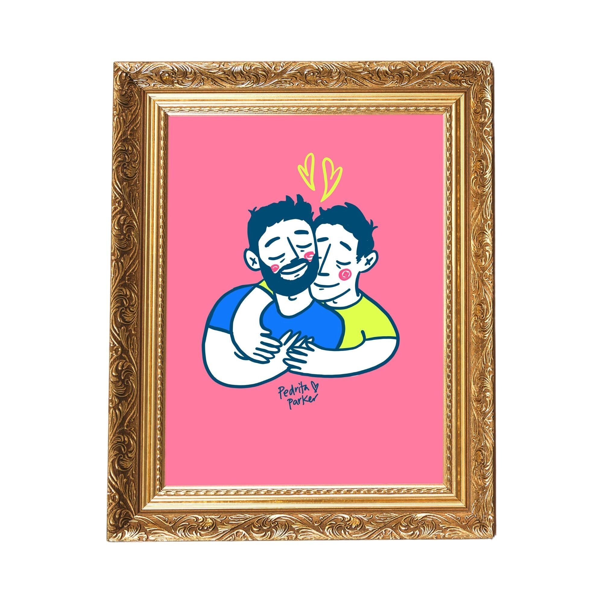 Tu ed io, ragazzi.Sfondo rosa