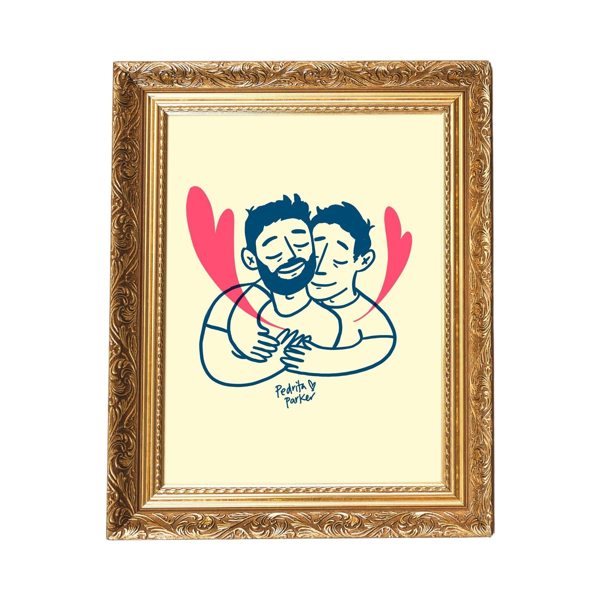 Tu ed io, ragazzi.Sfondo giallo