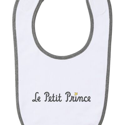 Bib White / gray "the Little Prince typo"