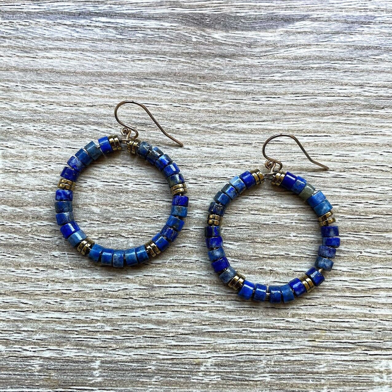 Jane Lapis Lazuli Earrings