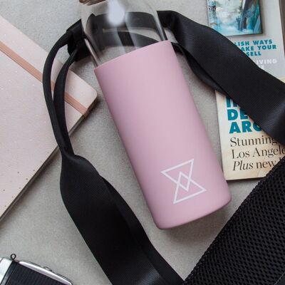Bouteille d'eau réutilisable en verre de 500 ml
