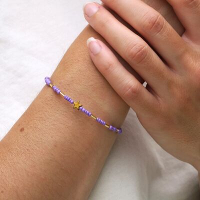 Pulsera de moda INDI - Estrella de hematita