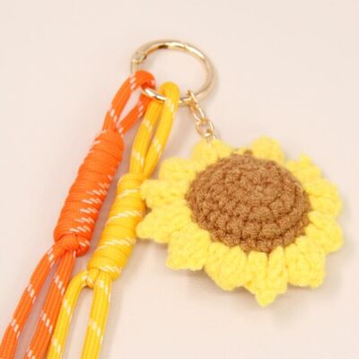 Sunflower Bag Charm & Keyring – Brightness and Good Vibes Every Day!