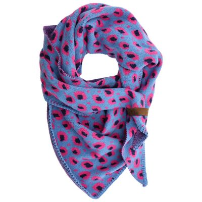 Scarf Lily Triangle Blue