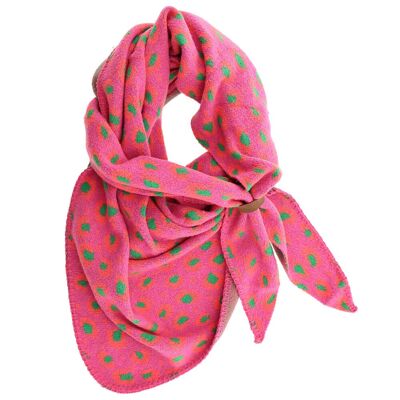 Scarf Lily Triangle Fuchsia