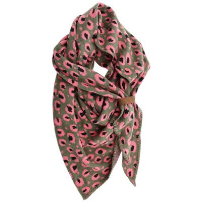 Scarf Lily Triangle Olive