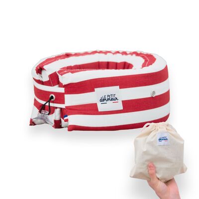 Le Petit Dormeur Travel Pillow - Red striped