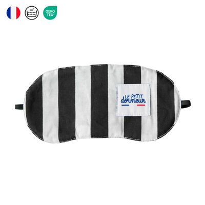 Sleep Mask - Black Striped