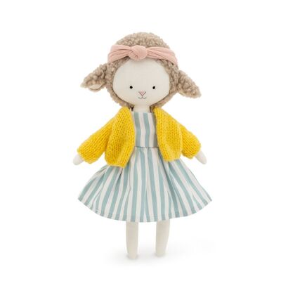 Peluche en coton, Cotti Motti, Zoé la brebis (30 cm)