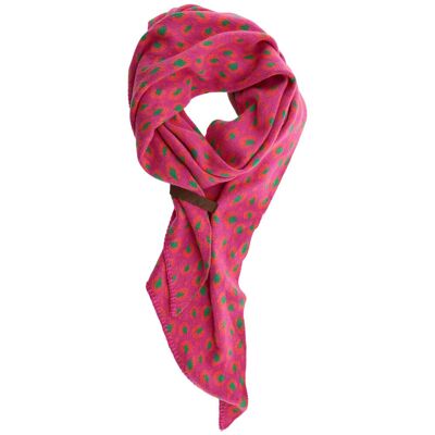 Scarf Lily Rectangle Fuchsia