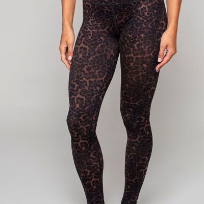 Leggings lunghi a vita alta Wild Cat