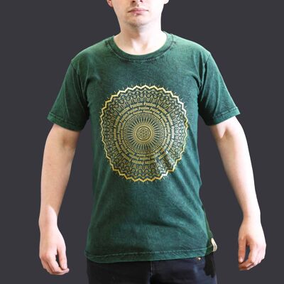 T-shirt Nomad Sari Petit Modèle - Mandala - Vert