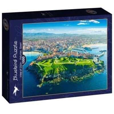 Puzzle da 1000 pezzi - Vista di Gijón - Asturie, Spagna