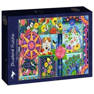 Rompecabezas de 1000 piezas - Los colores de la primavera