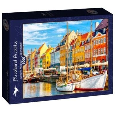 Puzzle de 1000 piezas - Puerto de Nyhavn - Copenhague