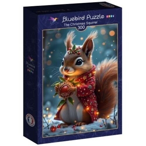 300-teiliges Puzzle – Das Weihnachtseichhörnchen