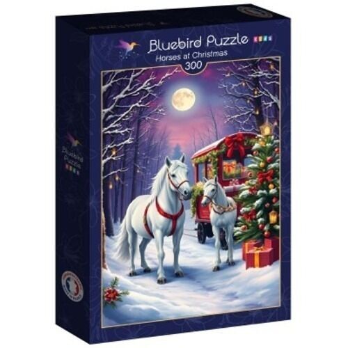 Puzzle da 300 pezzi - Cavalli a Natale