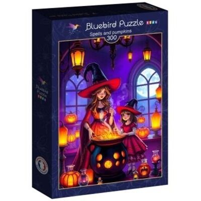 Puzzle 300 Pièces - Sortilèges et Citrouilles