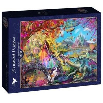 1000 Piece Puzzle - Autumn Festival at the Castle