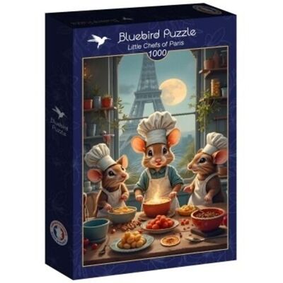 Rompecabezas de 1000 piezas - Los pequeños chefs de París