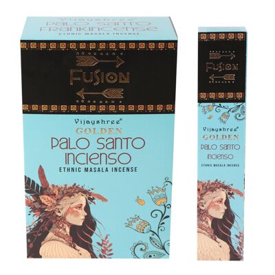 12x Golden Palo Santo Incense Sticks and Incense - 15gr