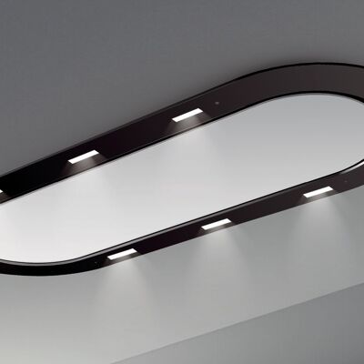 UNIKA HOOD cm. 120x50 - Black and White - 800 m3/h