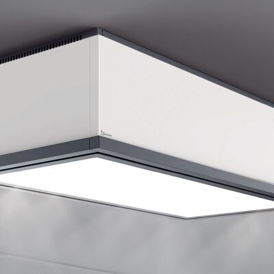 XENIA HOOD cm. 90X61- White, Stainless steel - 800 m3/h