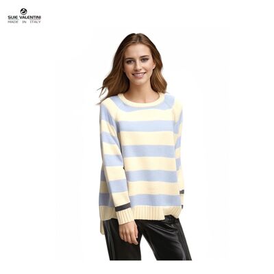 Cashmere Blend Striped Sweater , art. 8265
