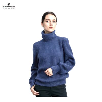 Turtleneck Sweater in Baby Alpaca Wool Blend, art. 17513