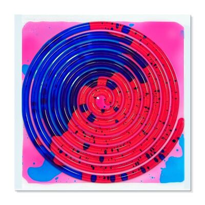 Spirale - Rose/Bleu