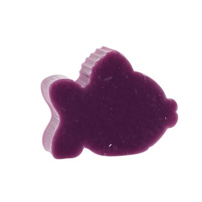 Shea Butter Soap Violet Scent Fish Shape 36gr