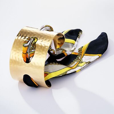 Pulseras de acero inoxidable con bufanda 324JJ03