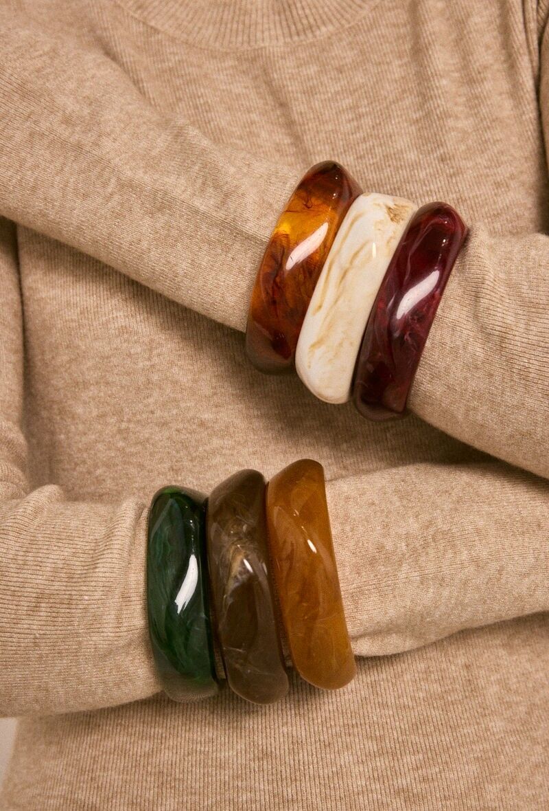 Bracciali bangle in resina 324JJ05