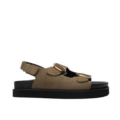 Lola-Cuir Suede Vert