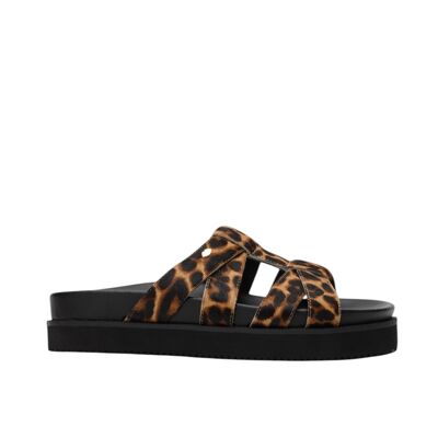 Helena-Leopard Leather