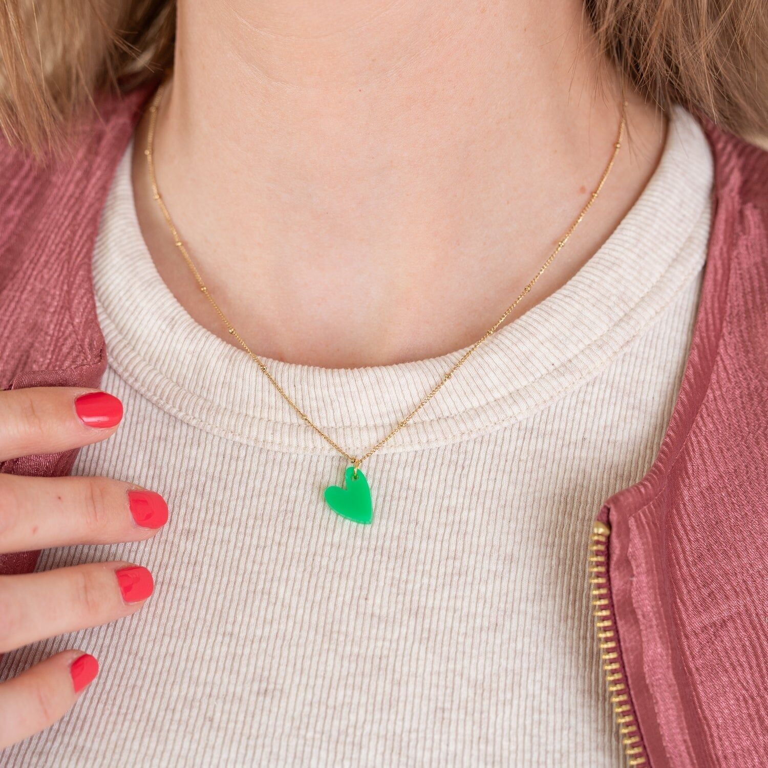 Collar con dijes Lume | HeartGreen