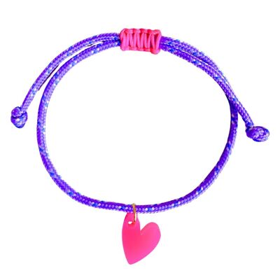 Pulsera Lume Charms | Corazón Fucsia