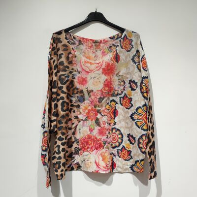PESS PRINT PE25 fiori di leone lucidi