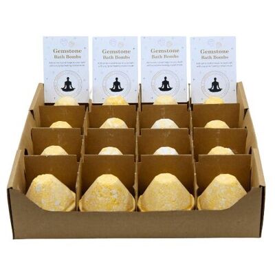 Set di bombe da bagno con pietre preziose, 16 pezzi