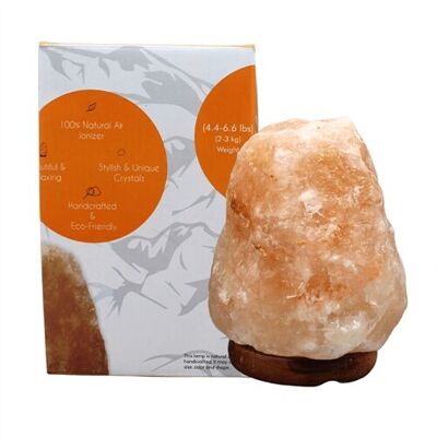Lámpara de sal del Himalaya 2-3 kg Naranja