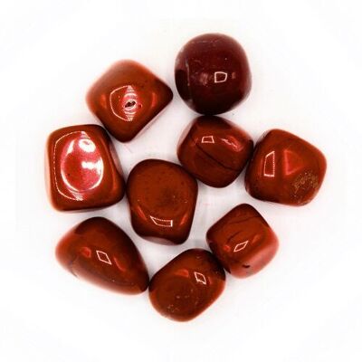 Piedras pulidas de jaspe rojo 'A' 200 gr
